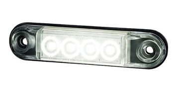 Lampa Obrysowa przednia biała obrysówka LED slim LD 2327 12/24V