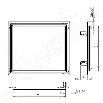 ОБЗОР НАКЛАДКА НА ДВЕРЬ KRAL 20x25 AWENTA