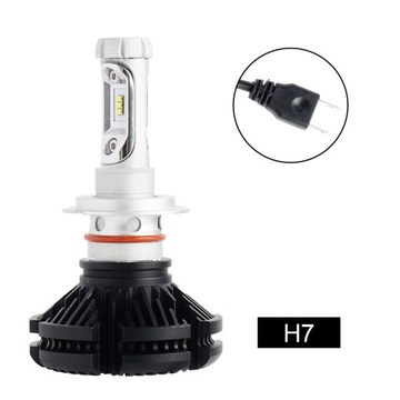 Лампы 2шт LED H7 X3 ZES 50W 12000lm LUMILEDS