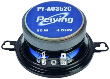 2 АВТОМОБИЛЬНЫХ КОЛОНКИ PEIYING PYAQ352C 3,5 ФУТА, 60 Вт