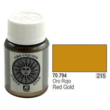 Vallejo Liquid Gold 70.794 Красное золото 35 мл