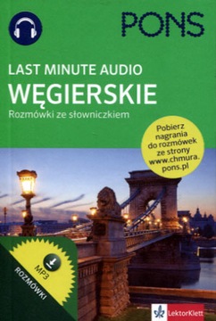 Last Minute audio. Węgierskie rozmówki PONS Lektorklett 155206