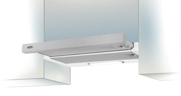 AKPO WK-7 LIGHT ECO 50 INOX телескопическая вытяжка под шкаф (265,5 м3/ч; 500мм)