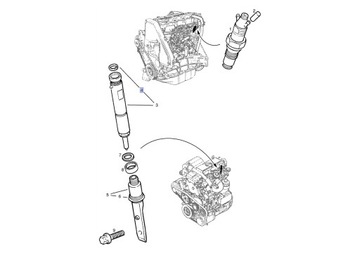 TĚSNĚNÍ VSTŘIKOVAČE OPEL VECTRA B C SIGNUM 2.0 2.2