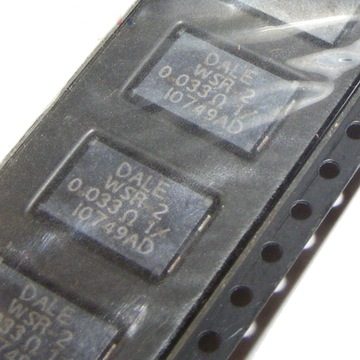 Rezystor opornik SMD 4527 0.033ohm 0R033 1% 2W x5