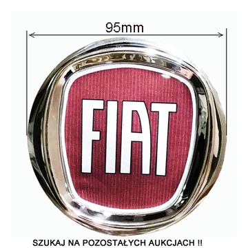 Значок FIAT Punto Panda Seicento, эмблема 74 мм