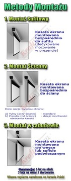 EKRAN PROJEKCYJNY ELEKTRYCZNY 220Cm 4:3 PILOT