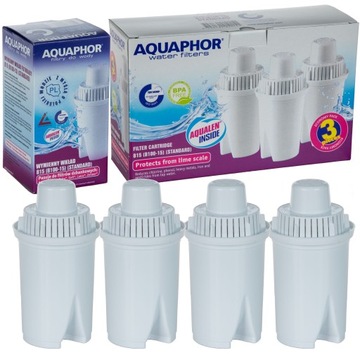 4x FILTR WODY AQUAPHOR B100-15 WKŁAD DAFI ZELMER