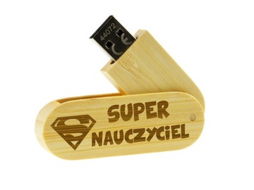 PENDRIVE DLA NAUCZYCIELA Z GRAWEREM PREZENT 16GB