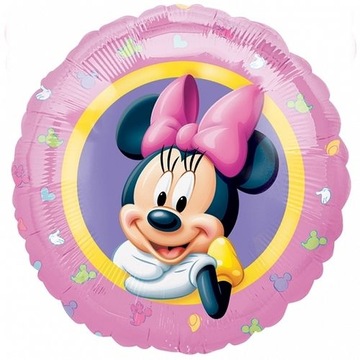 Balon foliowy Myszka Minnie Urodziny Roczek 45 cm