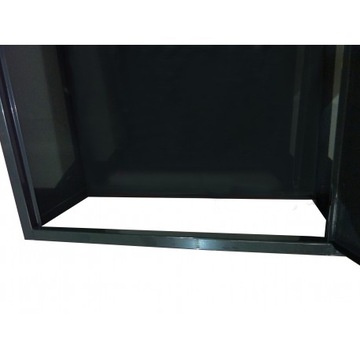 Газовый шкаф-ящик 60х60х25см графит со спинкой