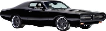NAKLEJKI na ścianę DODGE Charger Cars 70x20 cm