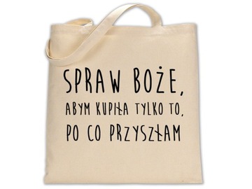 TORBA EKO TOREBKA Z NAPISAMI NADRUK WZORY PREZENT