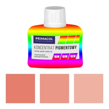 Koncentrat Pigment do Farb i Tynków 80ml łososiowy