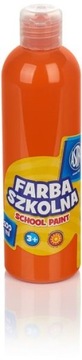 Farba szkolna ASTRA plakatowa 500 ml pomarańczowa