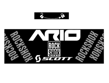 Naklejka zastępcza na dumper RockShox ARIO