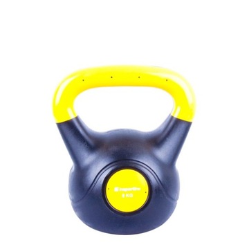 БИТУМИНОВАЯ ГОРЯЧАЯ inSPORTline Kettlebell Dark 8 кг