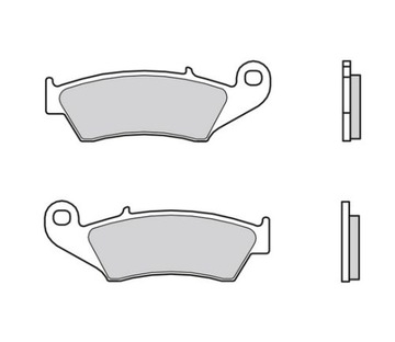 ПЕРЕДНИЕ НАКЛАДКИ BREMBO HONDA XL700 TRANSALP 08-10