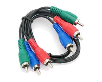 Kabel Component RGB 3xRCA (Cinch) 0,5m