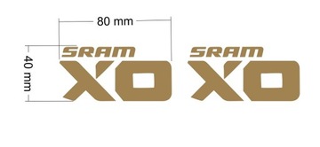 Наклейка на рукоятку SRAM XO НАКЛЕЙКИ