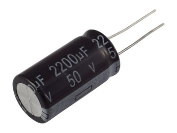 Электролитический конденсатор 2200мкФ 50В