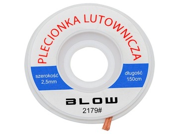 Lico plecionka taśma do rozlutowywania 2,5mm x2szt