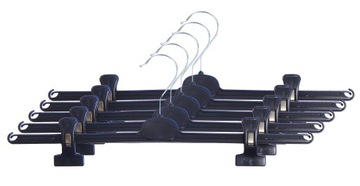Черные зажиссные одежды вешалки 25 шт.