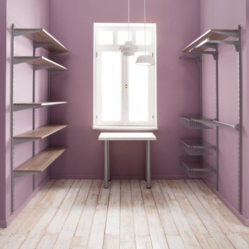 ПОДВЕСНОЙ КРОНШТЕЙН ДЛЯ НАСТЕННОЙ ПОЛКИ МЕТАЛЛ БЕЛЫЙ U 37 СМ