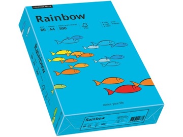 Papier drukarki Rainbow A4 80g R87 niebieski