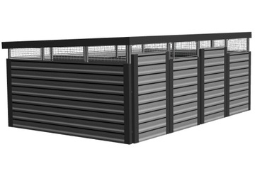 Wiata śmietnikowa, altana,osłona, 6,5x4m,PRODUCENT