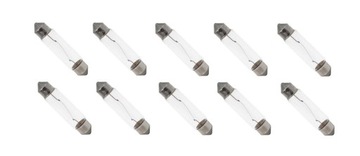 Żarówka rurkowa rurka C5W 11X43mm 12V SV8.5 10szt