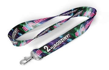 1000szt Smycze reklamowe jednostronne 20mm PROJEKT