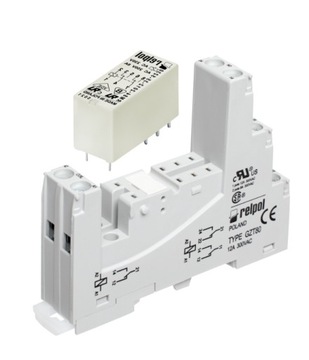 PRZEKAŹNIK 230V 8A SZYNA DIN 2xNC/NO CEWKA 230V/A