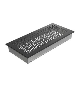 Kratka kominkowa ABC 17/37 czarna 37ABCC
