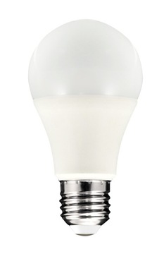 Żarówka LED z czujnikiem ruchu i zmierzchu bańka E27 8W ciepła mleczna