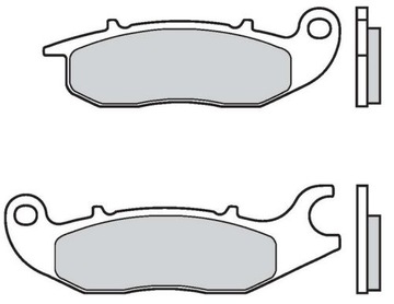 ПЕРЕДНИЕ НАКЛАДКИ BREMBO HONDA CBR125 04-17