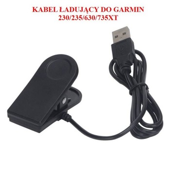 Kabel ładujący klips do Garmin 230/235/630/735XT