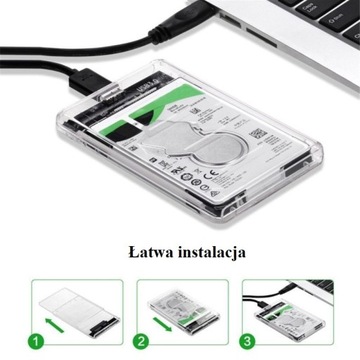 КАРМАННЫЙ КОРПУС ДЛЯ 2,5-дюймового жесткого диска SATA USB3.0 2 ТБ