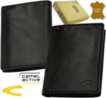 Мужской кожаный кошелек Camel Active 181-704 черный