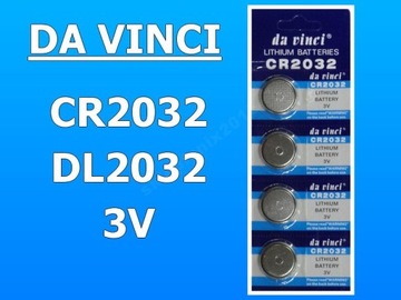 2 литиевые батареи DA VINCI CR 2032 3 В HIT