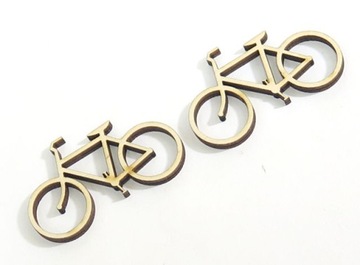 ДЕКУПАЖ СКРАПКИ 2x ВЕЛОСИПЕД 5x3,1см XO26