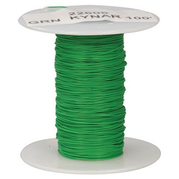 PRZEWOD KABEL TYPU KYNAR 0,24mm ZIELONY 4m (244