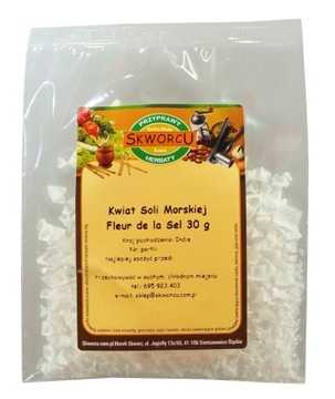 FLEUR DE SEL Kwiat soli morskiej 30g Skworcu