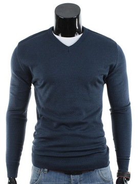 SWETER w Serek CD01 Siny____M__PRODUKT_PL