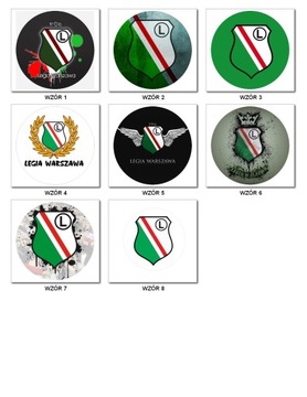OPŁATEK NA TORT Legia Warszawa CWKS Piłka 20cm