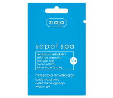 Ziaja sopot spa maseczka nawilżająca 7ml