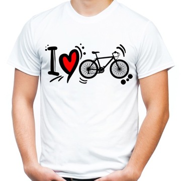 Koszulka na rower dla rowerzysty z rowerem HQ -L