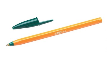 Традиционная быстросохнущая шариковая ручка оранжевого цвета BIC Orange Fine Green 20x