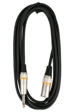 ROCKCABLE 3m kabel sygnałowy jack canon męski