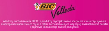 НАБОР BIC ЗЕЛЕНЫЙ МАРКЕР ДЛЯ СУХОГО СТИРАНИЯ VELLEDA ДЛЯ ДОСОК АЛКОГОЛЬ X12